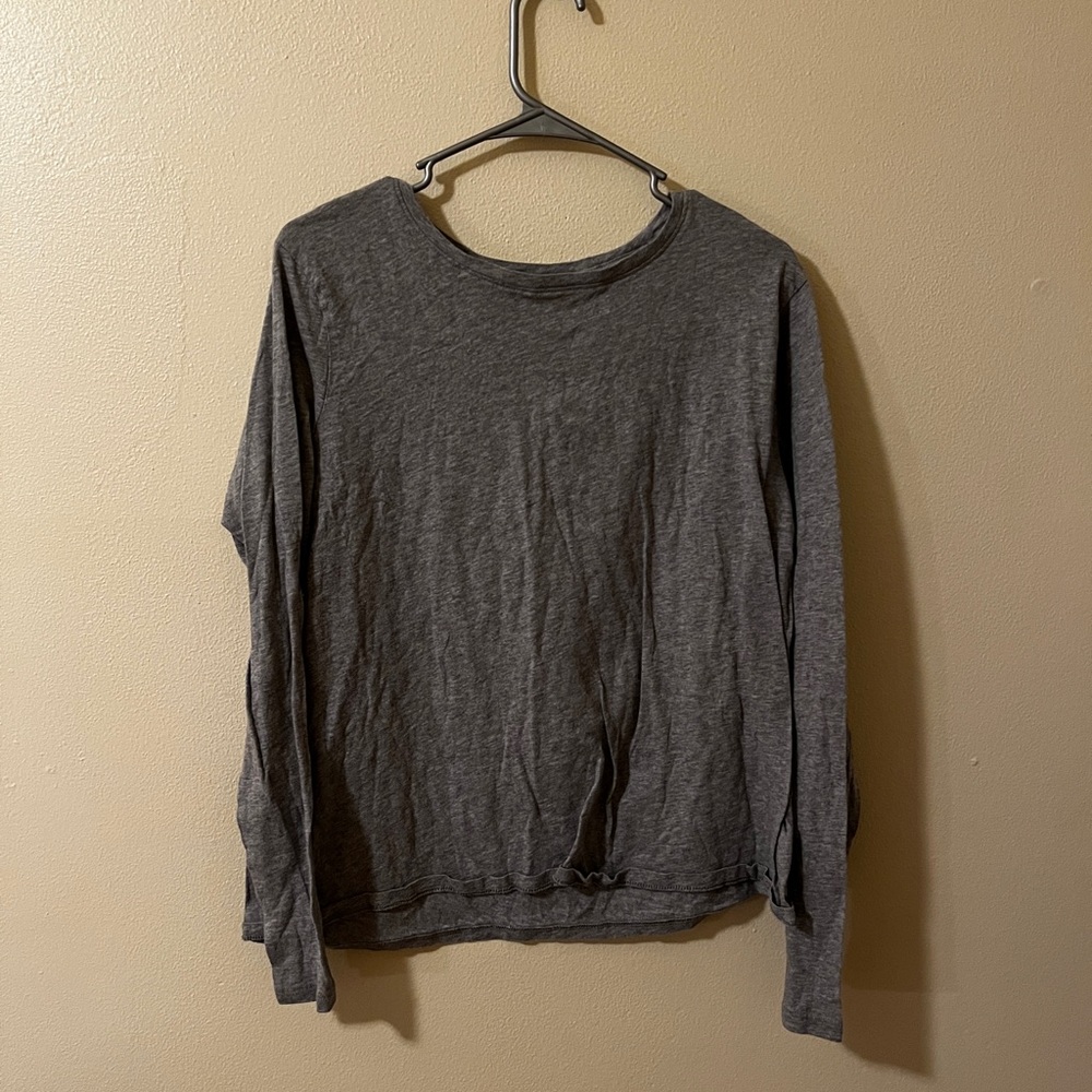 Gray Long Sleeve Shirt